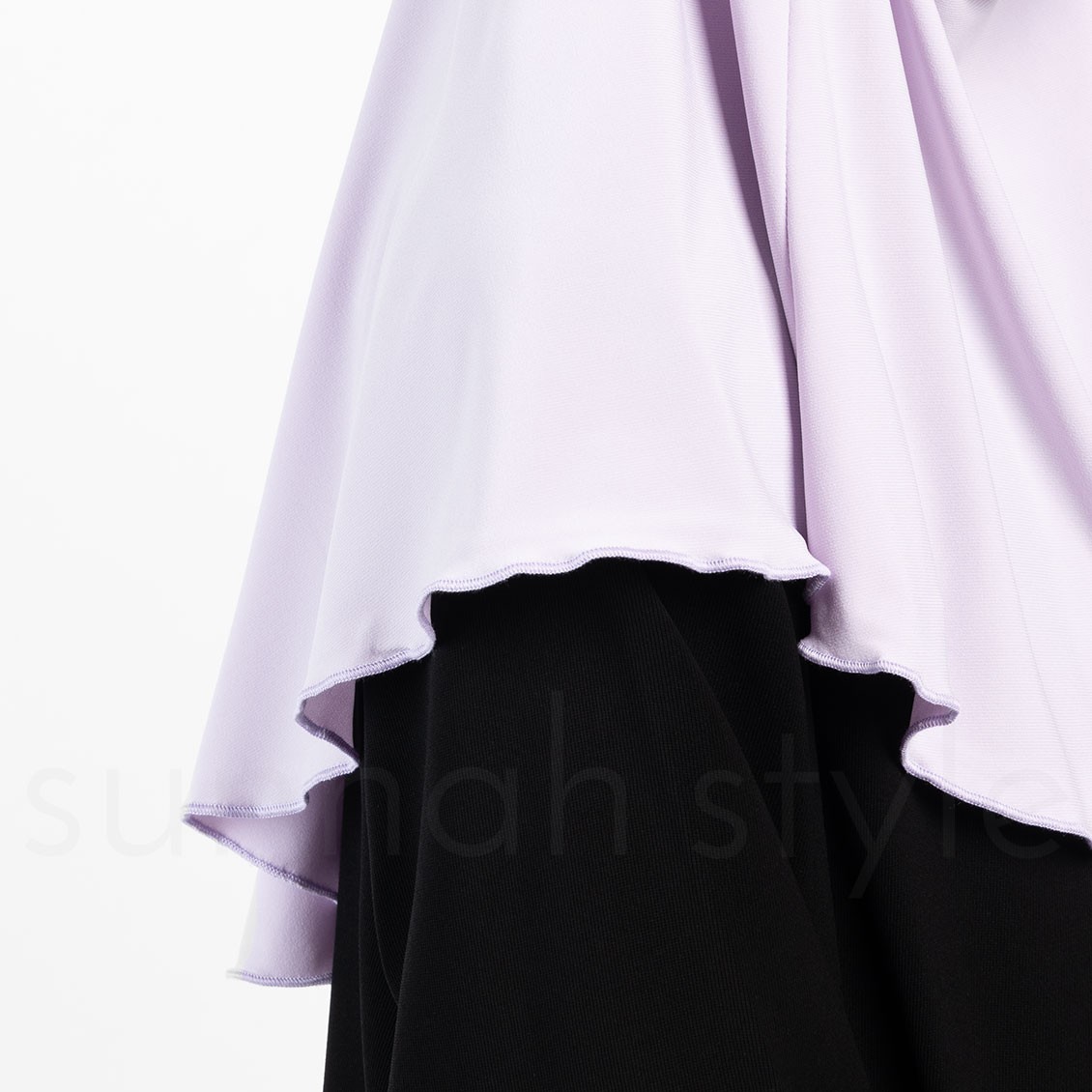 Sunnah Style Girls Jersey Khimar Lavender